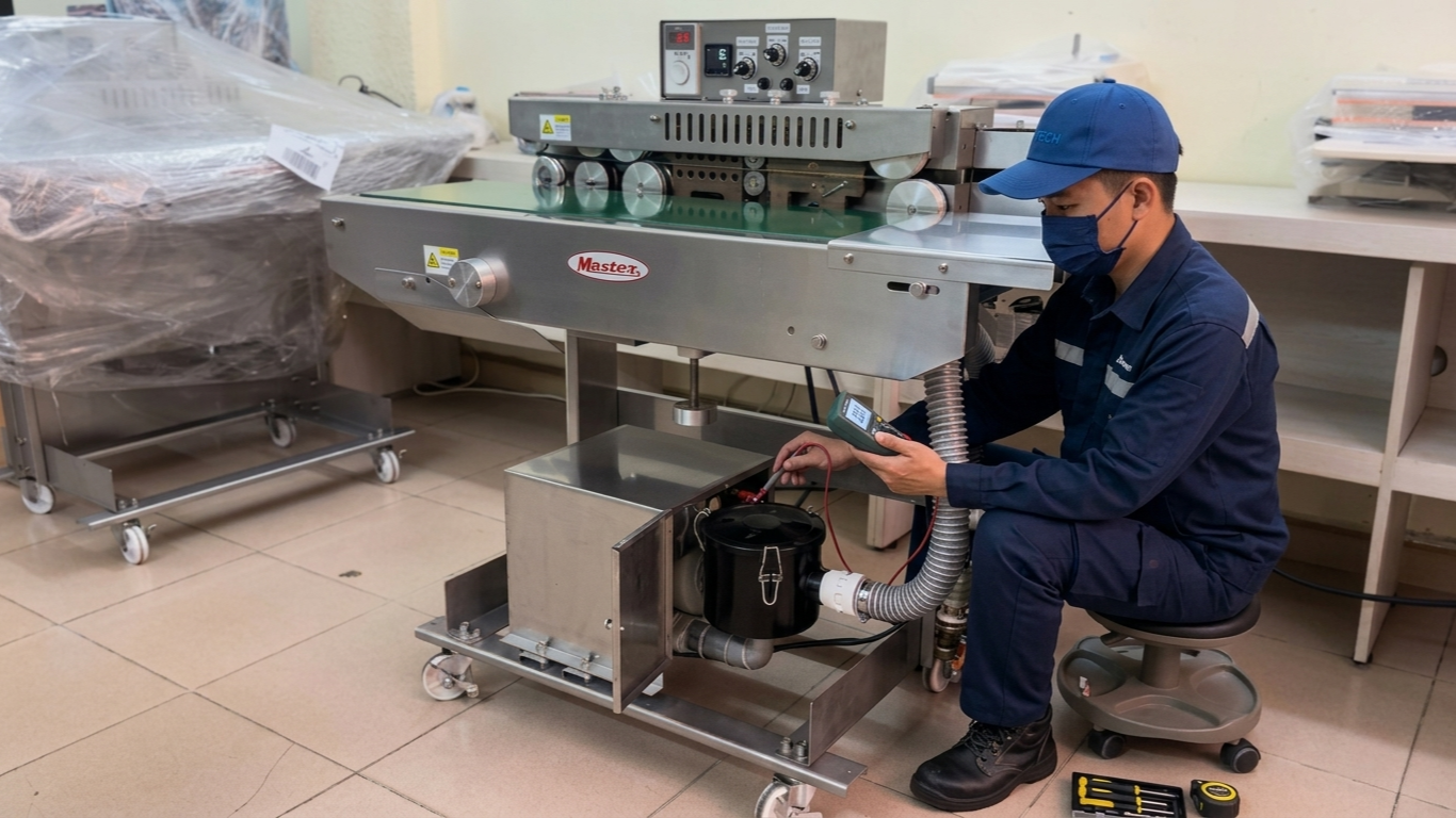 Hệ thống bơm chân không Nhật Bản nhập khẩu của Phú Đại Lợi.